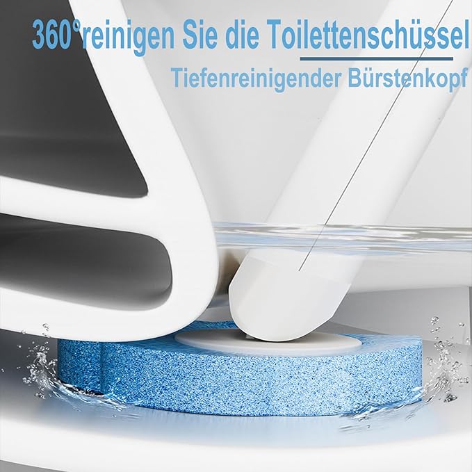 Ucaimao 72 PCS Toilet Wand Refills,Toilet Cleaner Refill Pads Disposable Toilet Cleaning System Toilet Bowl Cleaners Scrubbing Pads for Sink Bathtub Wash Basin(Only Refills,Only Fits for Ucaimao)-Blue