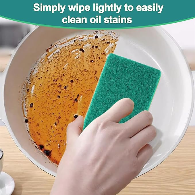 Sponges Kitchen,Non-Scratch Dish Sponge,Biodegradable Sponges for Dishes,The Most Suitable for Cleaning Kitchen Tableware and pots - 12 Pack