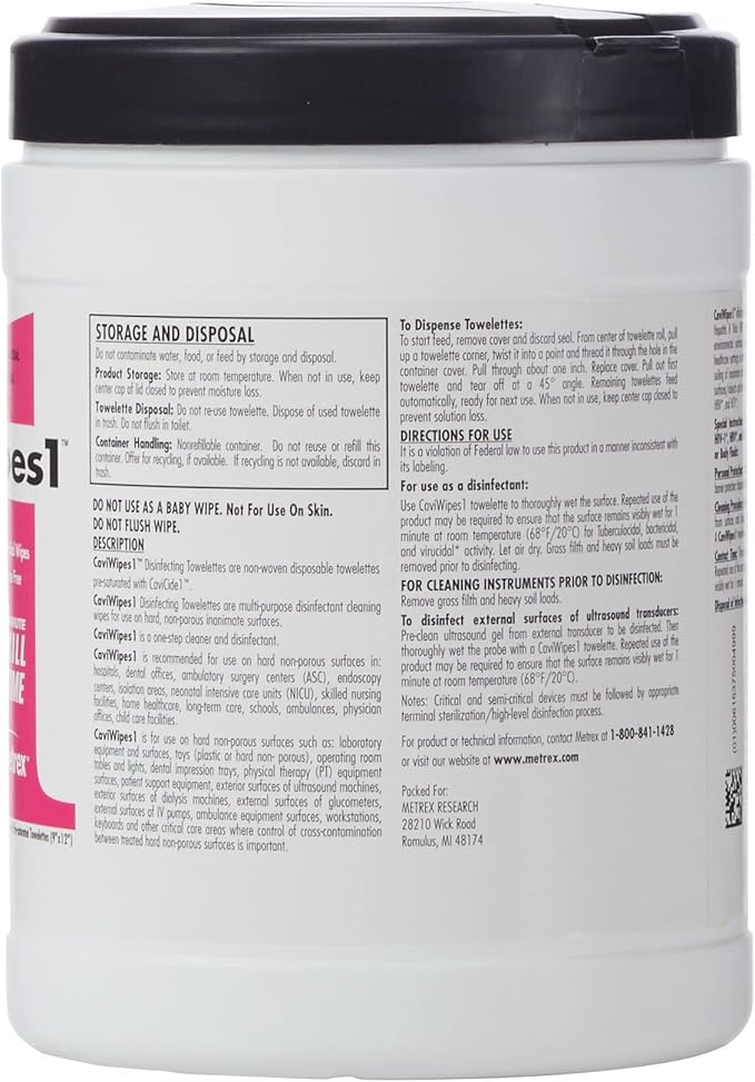 CaviWipes XL by Metrex