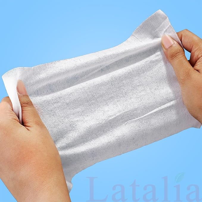 Latalia Hand Wipes Pack of 4 | 80% Alcohol Hand Sanitizer Wipes for Hands & Face Moisturizing, Gentle, Convenient and Fragrance Free (20 Counts)