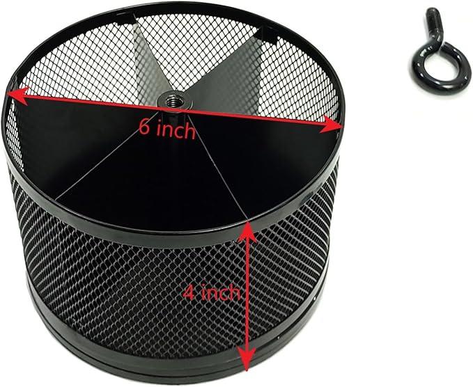 SETTFRFE Rotating Pen Holder for Desk,Supplies Organizer pencil Caddy,6 Compartments Desk Organizer,Black (Metal Mesh Style)