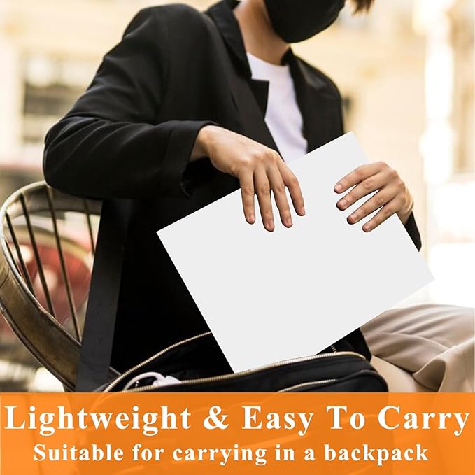 100Pcs White Folders with Pockets and Business Card Holder,2 Pocket Folders for School,Home or Office,Durable Heavy Duty File Folders