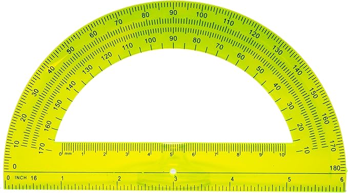 Math Pencil Bag Kit (24 Pack) – Mechanical Pencils, Protractor, Pens, Highlighters, Lead Refills & Erasers – Complete Math Tool Kit – Middle & High School Supplies – Zipper Pouch Set for Students