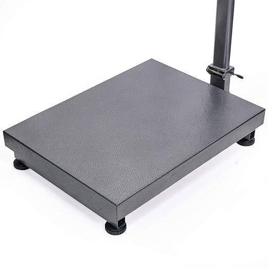 XtremepowerUS 600LB Weight Computing Postal Scale Digital Floor Large Platform Warehouse Shipping LB Price Calculator Foldable