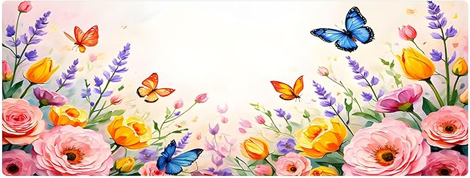 Large Gaming Mouse Pad (31.5"x11.8") - XXL PU Leather Waterproof Desk Mat with Non-Slip Rubber Base for Keyboard, PC & Office