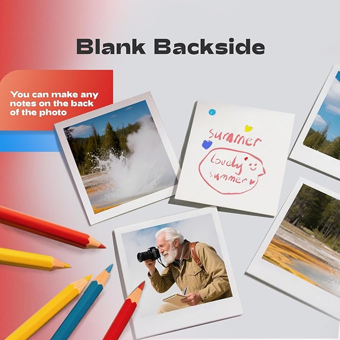 Glossy Thin Inkjet Paper 8.5x11 Inches, 110 Sheets, 115gsm Premium Photo Paper for Inkjet Printer with Dye Ink for Custom Chip Bag Party Favors