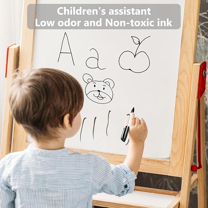 SFAIH Fine Tip Dry Erase Markers, Black, 72 Pack | Bulk Pack for Large Offices, School Classrooms, Training Centers & Institutional Use | Low-Odor Whiteboard Markers