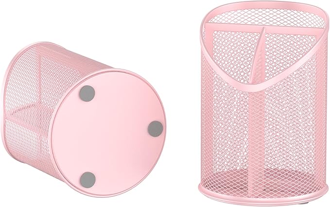 2 Pack Pen Holder Pen Organizer (Pink)