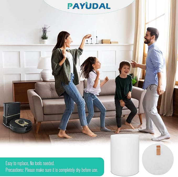 PAYUDAL AV2511AE Foam Filter for Shark AV2511AE AV2501AE RV2502AE AV2501S RV2610WA RV2610WD AI Robot Vacuum Cleaner