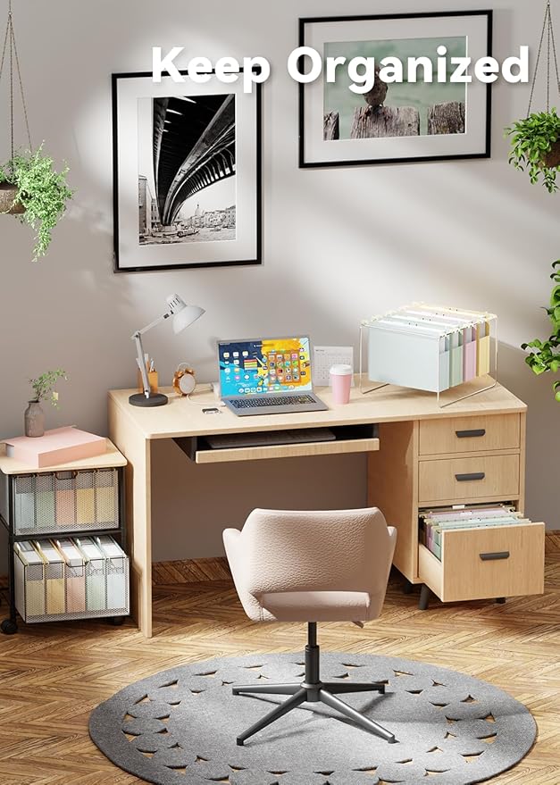 Ansook Plastic Hanging File Folders Letter Size,Heavy Duty 2" Extra Capacity File Folder with Tabs,12 Pack File Cabinet Folders for Documents,Morandi Colored File Folders for Home and Office Bulk File