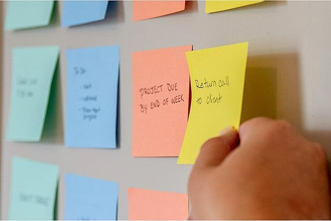 Post-it Super Sticky Notes, Limited Edition Color Collection, 3x3 in, 15 Pads/Pack, 45 Sheets/Pad (Pack of 12)