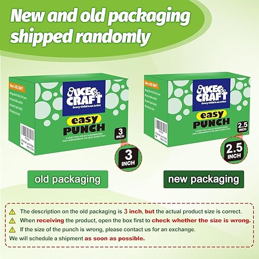 UCEC Circle Punch, 2.5 Inch Circle Hole Punch, Craft Paper Punches Circles Craft Punch Cutters for Handmade Crafting Scrapbooking Cards Arts Fun Projects