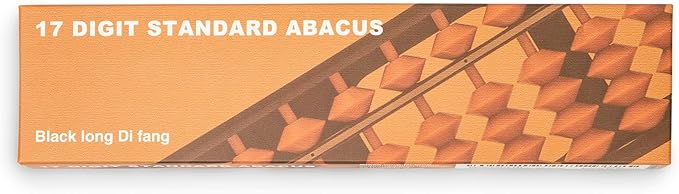 Digital Standard Abacus-25.4 cm-Professional 17-Column Soroban Calculator (Functional and Educational Tool)