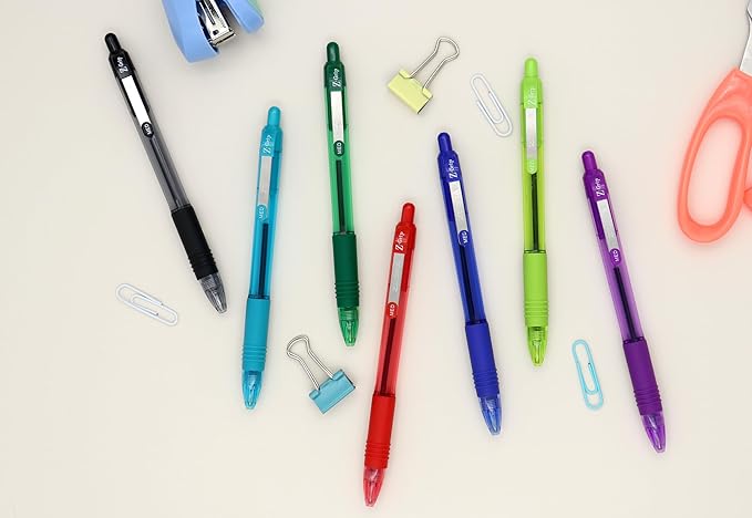 Zebra Pen Z-Grip Retractable Ballpoint Pen and Mechanical Pencil Set, Medium Point, #2 HB Lead Pencils, Assorted Ink Colors, School Supplies, Teacher Supplies, and Office Supplies, 18-Pack (23618)