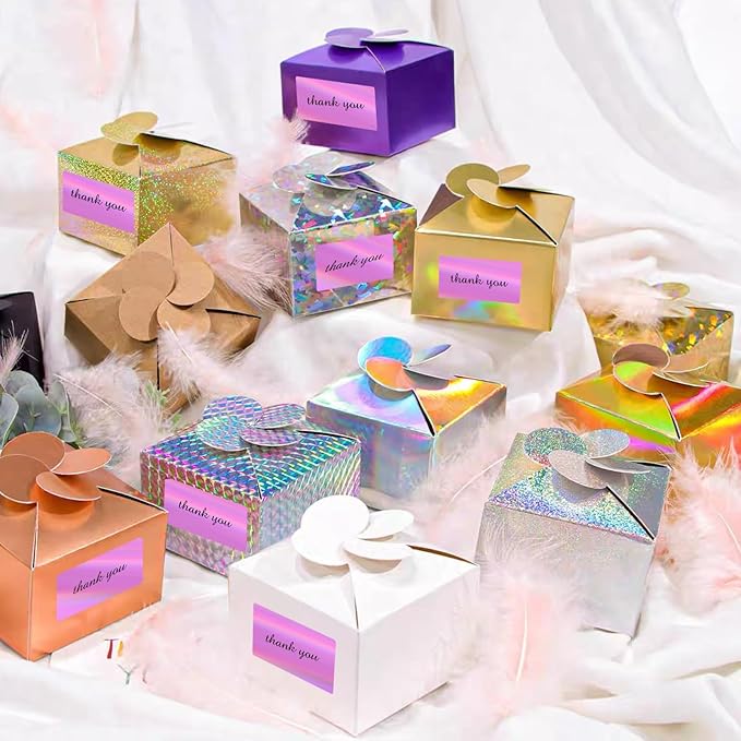 2.25"x1.25" Direct Thermal Labels, Holographic Thermal Printer Labels for Barcode, Self-Adhesive Address Shipping Thermal Label Stickers-1 Roll, 300 Labels, Holographic Pink