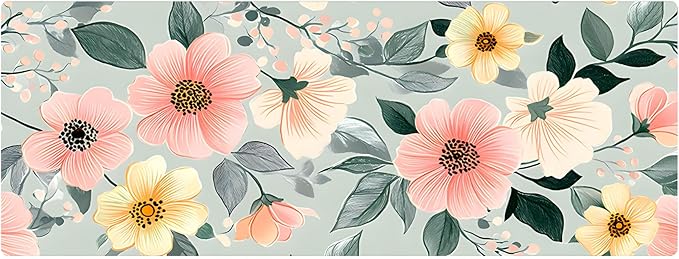 Large Gaming Mouse Pad (31.5"x11.8") - XXL PU Leather Waterproof Desk Mat with Non-Slip Rubber Base for Keyboard, PC & Office