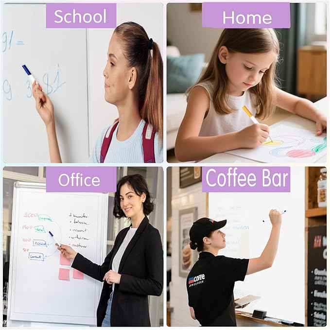 14 Pcs 4.1 Inch 7 Colors Mini Neon Dry Wet Erase Markers, Acrylic Board Color Neon Markers Pens for LED Drawing Message Writing Note Board with Colors