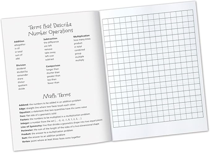 Learning Resources Math Journal, Student Organizer, Classroom Journal Set, Set of 10 Journals