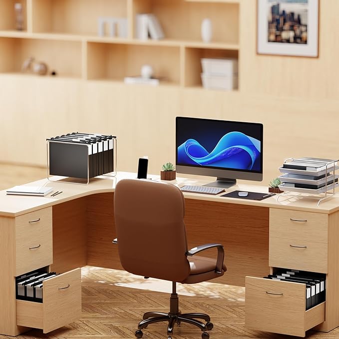 Plastic Hanging File Folder Expandable,Letter Size,Upgraded 2" Expansion Accordian Pocket,12 Pack Extra Capacity Hanging Folders,Adjustable Tabs,No Assembly,Heavy Duty for Filing Cabinet,Black