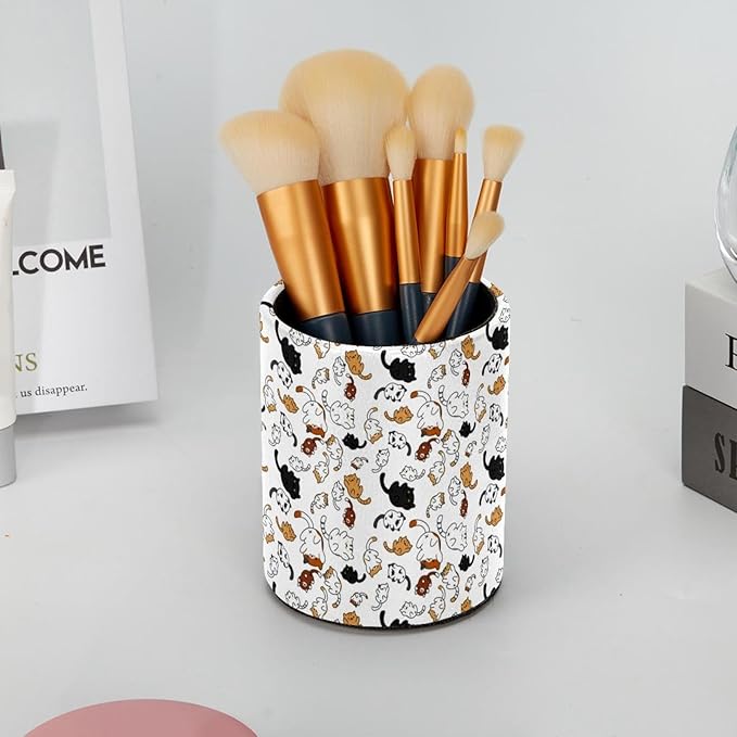 Pen Holder, Cute Cat. Pencil Holder for Desk Makeup Organizer Multifunctional Office Supplies for Home,Kids and School