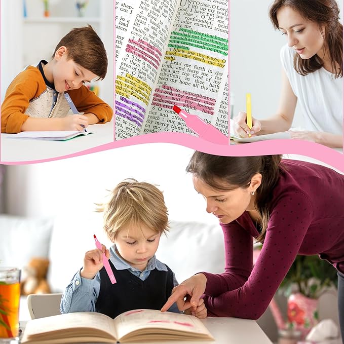 Vitoler 10 Pack Aesthetic Highlighters Soft Chisel Tip Bible Pastel Highlighters Cute Rainbow Color No Bleed Bible Highlighter,Great for Painting,Noting,Marking