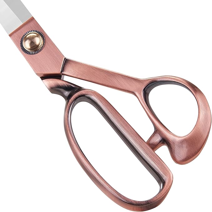 Fabric Scissors Professional 10" Sewing Scissors,Heavy Duty Shears for Fabric,Leather,Raw Materials,Dressingmaking,Upholstery Shears for Dressmakers Students Office Crafting