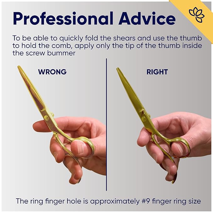 Equinox Razor Edge Series Professional Hair Scissors - 6.5” Premium Japanese Stainless Steel Hair Cutting Scissors, Hair Shears, Hair Razors for Hair Cutting, Barber Accessories & Hair Salon Supplies