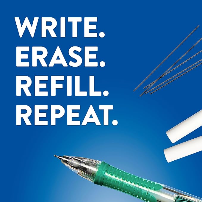 Paper Mate Clearpoint Mechanical Pencils, 0.7mm HB #2 Pencils, Assorted Barrel Colors, 6 Count - For Teacher, Office, School Supplies, Drawing, Drafting