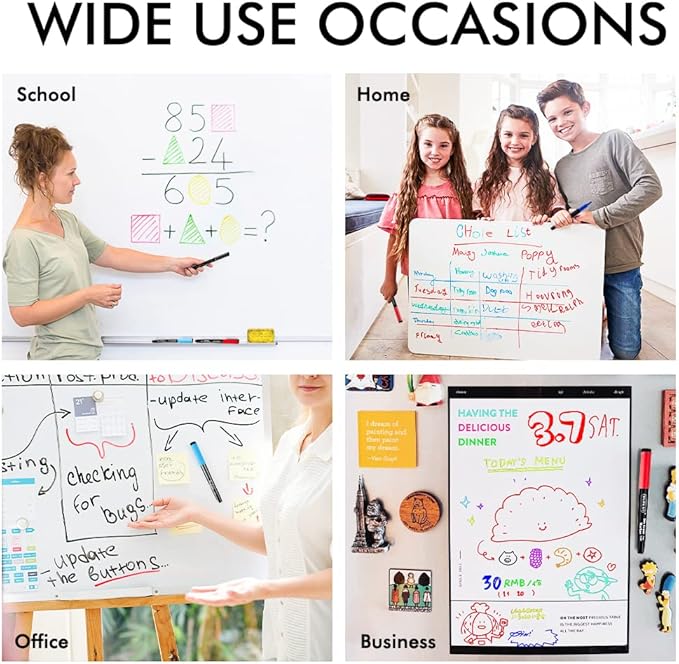 Shuttle Art Dry Erase Markers, 15 Colors Magnetic Whiteboard Markers, Fine Point, Perfect For Writing on Whiteboards, Dry-Erase Boards,Mirrors for School Office Home