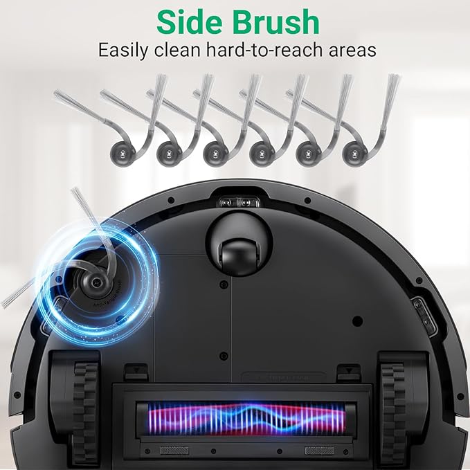 Bpbdzz 32-Piece Accessories Kit for Roborock Q7 M5+/ Q7 M5/ Q7 L5 / Q7 L5+ Robot Vacuum Cleaner,2 Main Brushes,4 Filters,6 Mop Pads & Dust Bags & Side Brushes,1 Cleaning Brush & Screwdriver
