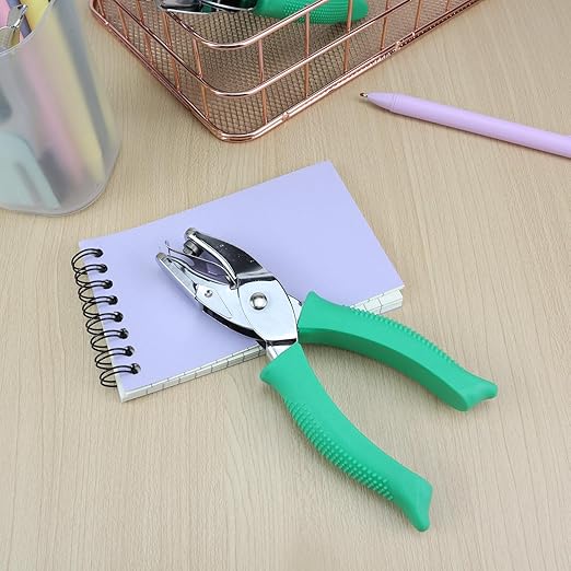 1/4 Inch Star Shaped Hole Puncher, Handheld Single Hole Paper Punch, One Hole Paper Punch for DIY Craft Paper Scrapbook Puncher Hand Tool