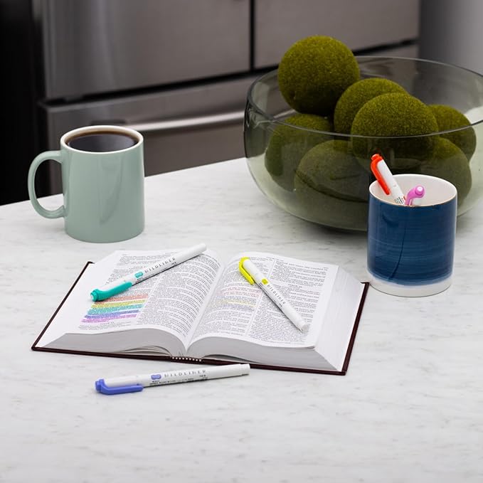 Zebra Pen F-301 Ballpoint Fine Point 0.7mm Stainless Steel Retractable Ballpoint 6-Pack with Bonus Mildliner Highlighter – Easy-Glide Ink, Non-Slip Grip, Metal Clip, Refillable with F-Refill (27193)