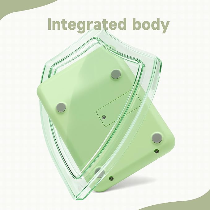 Pocket Calculator, Kids 8 Digit Small Desktop, LCD Display, Cute & Aesthetic Calculator (Gradient Green, S 1 Pcs)