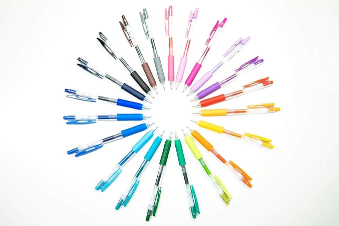 Zebra Pen Sarasa Clip Recycled Retractable Gel Pen, Bold Point, 1.0mm, Blue Ink, 75% Recycled, 12-Pack (48820)