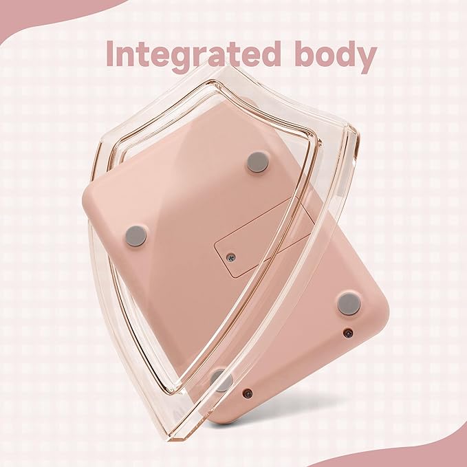 Pocket Calculator, Kids 8 Digit Small Desktop, LCD Display, Cute & Aesthetic Calculator (Gradient Pink, S 1 Pcs)