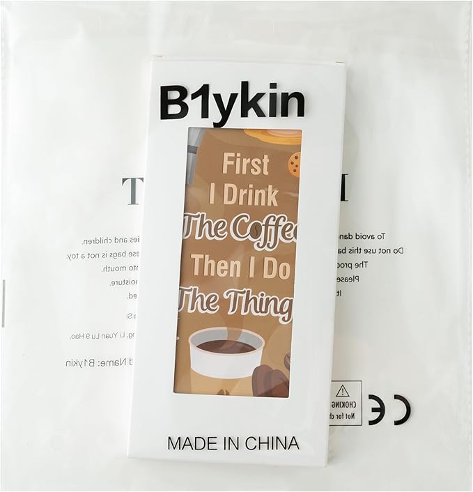 B1ykin Sticky Notes Set - Cartoon Theme Cute Self-Stick Notes Pad Teacher Appreciation Gifts, Self-Adhesive Writing Memo Pages Sticky to Do Notepad for Kids Employee School Office (Coffee Lovers)