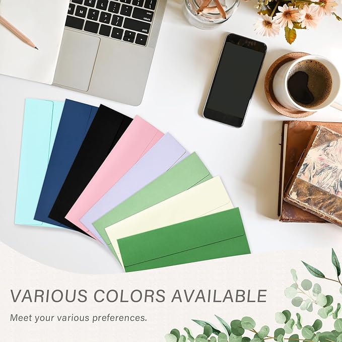 200 Pack #10 Business Envelopes, Self Seal Standard Ivory Envelopes for Secure Business & Legal Mailing, Office, Checks, Letter, Invoices, 4 1/8 x 9 1/2 Inches