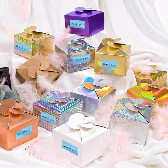 Direct Thermal Label 2x1 Inch- Barcode Labels- Holographic Thermal Sticker Labels for Address, Shipping, Compatible with Rollo Label Printer & MUNBYN& Zebra (300 Labels/Blue)