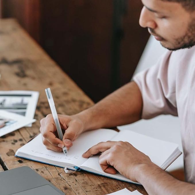 CAGIE Lined Journal Notebook for Women Hardcover Leather Journaling Notebook, 256 Pages A5 Notebook Journals for Writing Work Girls Diary, 5.7"x8.3"