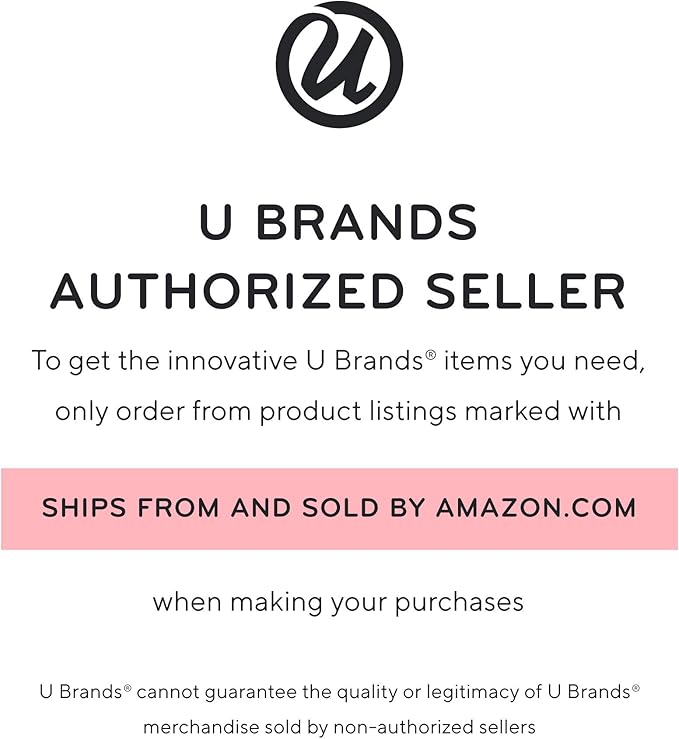 U Brands Metal Pencil Cup, Desktop Accessory, Vena Collection, Gold