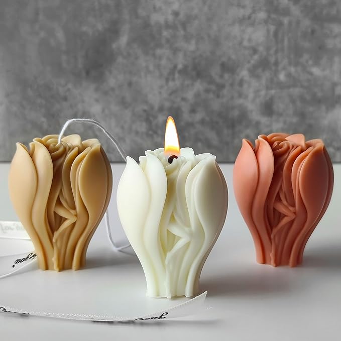Flower Resin Molds - Silicone Resin Casting Molds for Soap, Candle, Wax, Resin Making & Home Decor