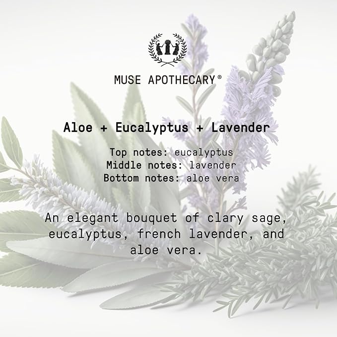 Muse Apothecary Flush Ritual - Aromatic & Refreshing Toilet Spray, Use Before You Go, 4 oz, Infused with Natural Essential Oils - Aloe + Eucalyptus + Lavender