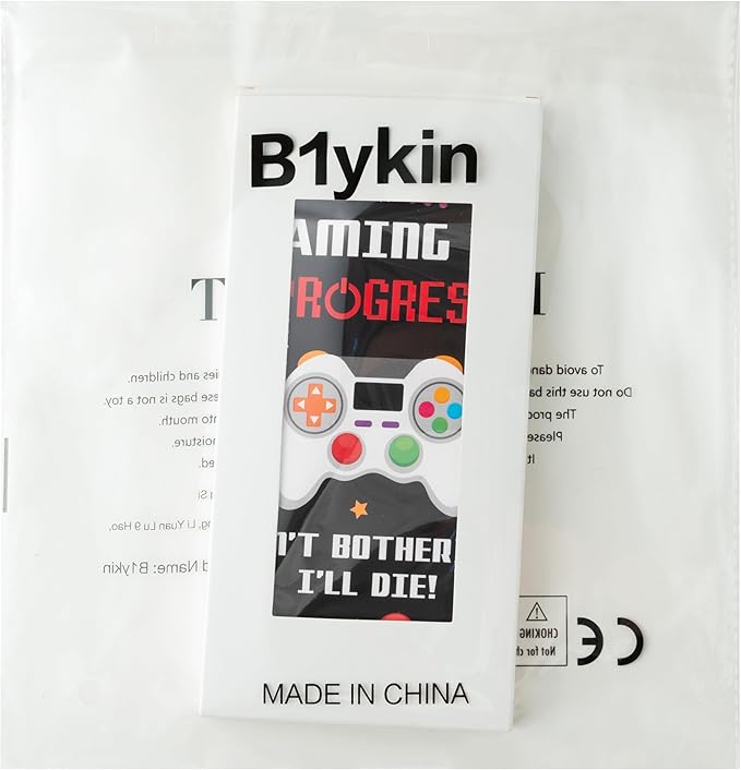 B1ykin Sticky Notes Set - Cartoon Theme Cute Self-Stick Notes Pad Teacher Appreciation Gifts, Self-Adhesive Writing Memo Pages Sticky to Do Notepad for Kids Employee School Office (Black Video Game)