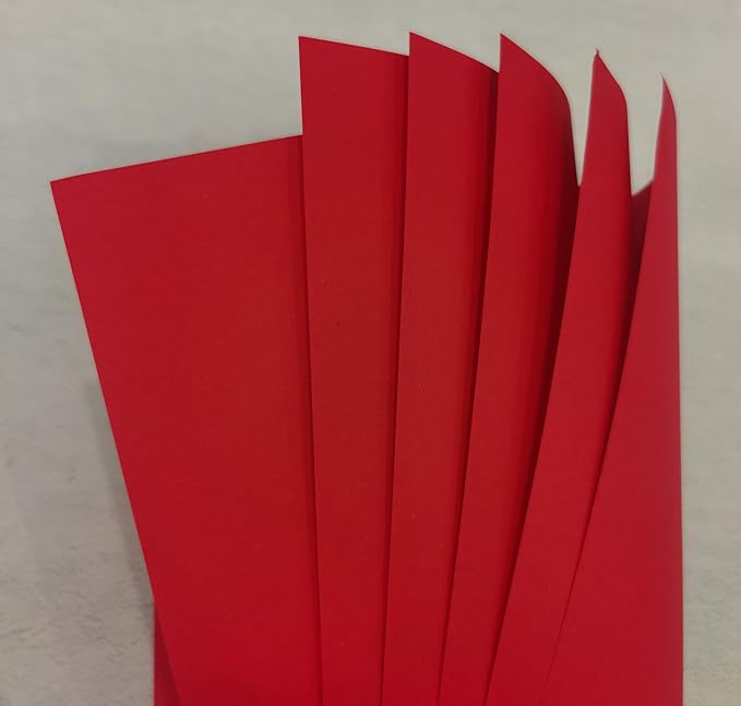 Red Copy Print Paper 8.5X11 Inches,100 Sheets Rainbow A4 Printer Paper 70GSM Colored Origami Paper for Cutting DIY Kids Art Craft