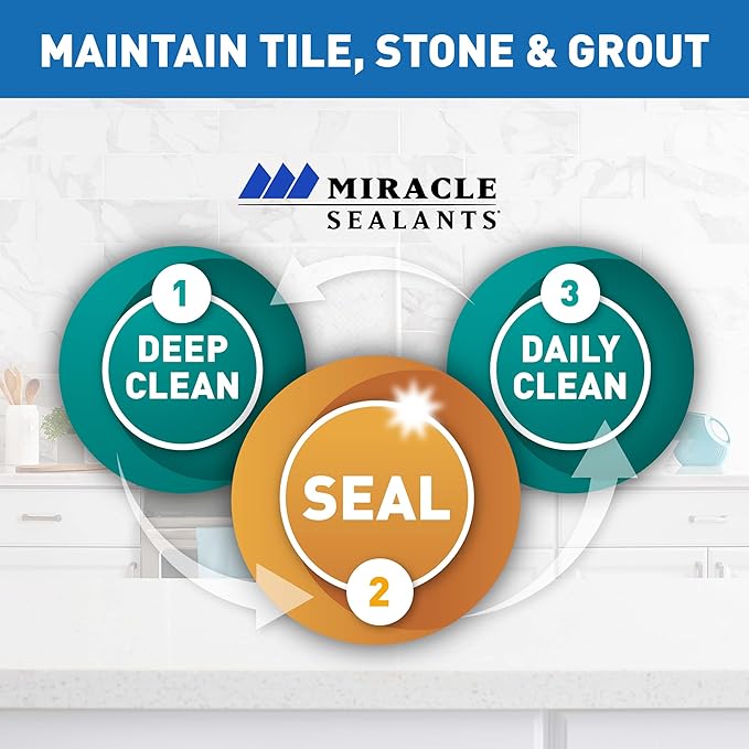Miracle Sealants Industrial Strength Grout Cleaner and Brightener, Quart