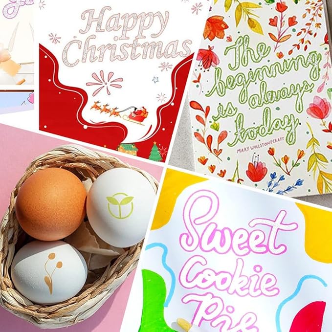 Marker Pen for Highlight, Dual-Line Shimmer Glitter Markers Outline Pen, Highlighter Metallic Paint Markers, Metallic Glitter Pen Set Art DIY Crafts School Supplies for Kids Girls Teens (20 Color)