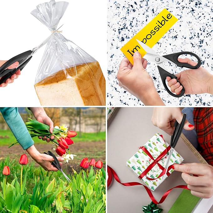 Kitchen Christmas Gifts Set, iBayam All Purpose Kitchen Scissors with Protective Sheath, Housewarming Gifts for New Home, Wedding Gifts for Couples 2025, Bridal Shower Gifts, Birthday Gifts for Women