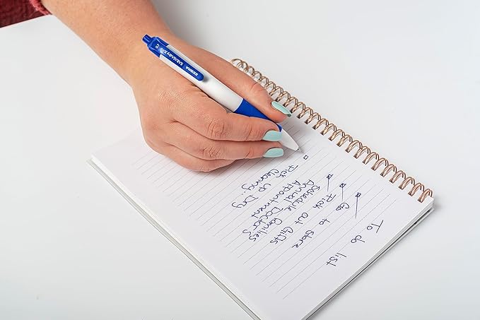 Zebra Pen Sarasa Dry X20+ Retractable Gel Pen, Plastic Barrel with Protective Coating, Medium Point, 0.7mm, Blue Ink, 12-Pack (41620)