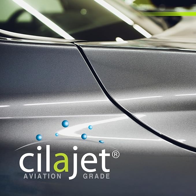 Cilajet Care Glass Cleaner (16 oz) - Auto Window Cleaner for Car and Truck Windows, Windshields, Mirrors Professional Strength, Streak-Free Window Cleaning Kit, Safe for Tinted Windows, Made in USA
