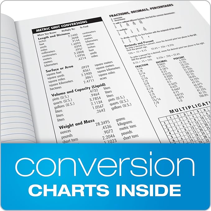 Oxford Composition Notebooks, Graph Ruled Paper, 9-3/4" x 7-1/2", Black Marble Covers, 80 Sheets, 12 per Pack (63786)